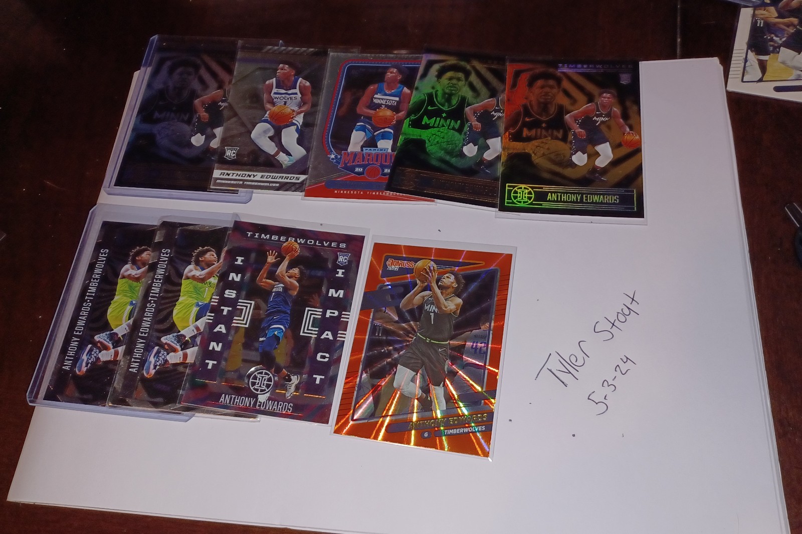 anthony edwards Rookie Lot