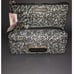 2 Victoria's Secret VS Fashion Show black satin silver rhinestone makeup bag