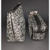 2 Victoria's Secret VS Fashion Show black satin silver rhinestone makeup bag