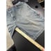JNCO Y2K Jorts Skull Graphic Distressed Grunge Size 38 Jean Shorts Baggy Skater