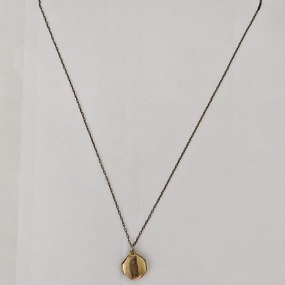 Antique H.F.B. ART NOUVEAU Era Child's 12KT Gold Filled Locket Pendant Necklace