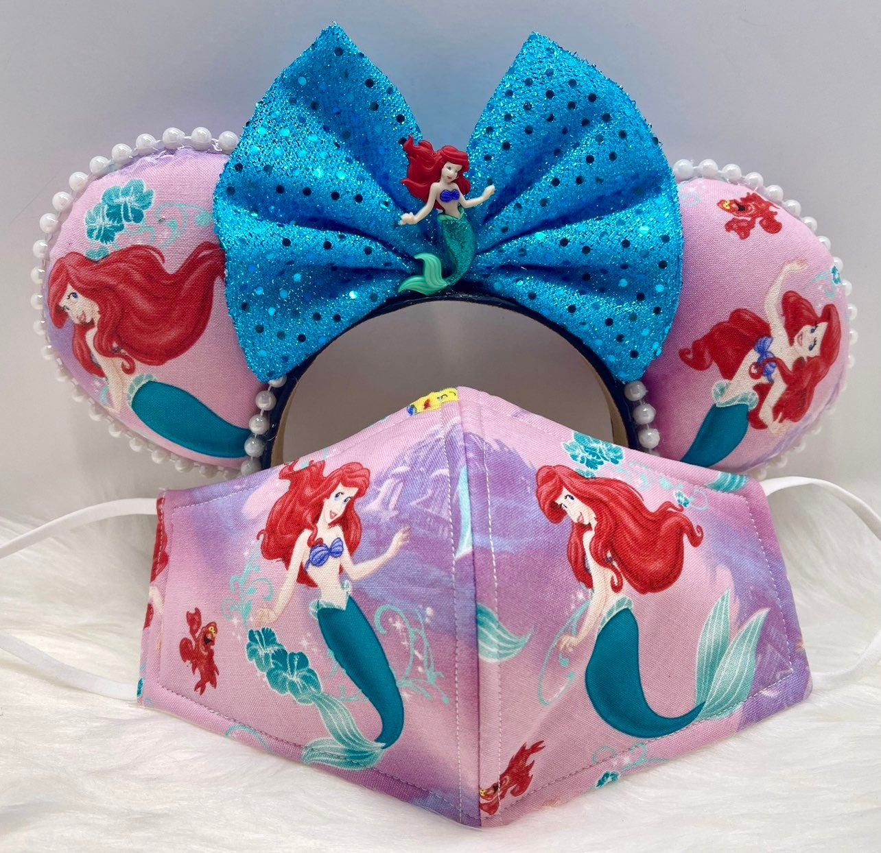 Minnie ears mask adult Little Mermaid