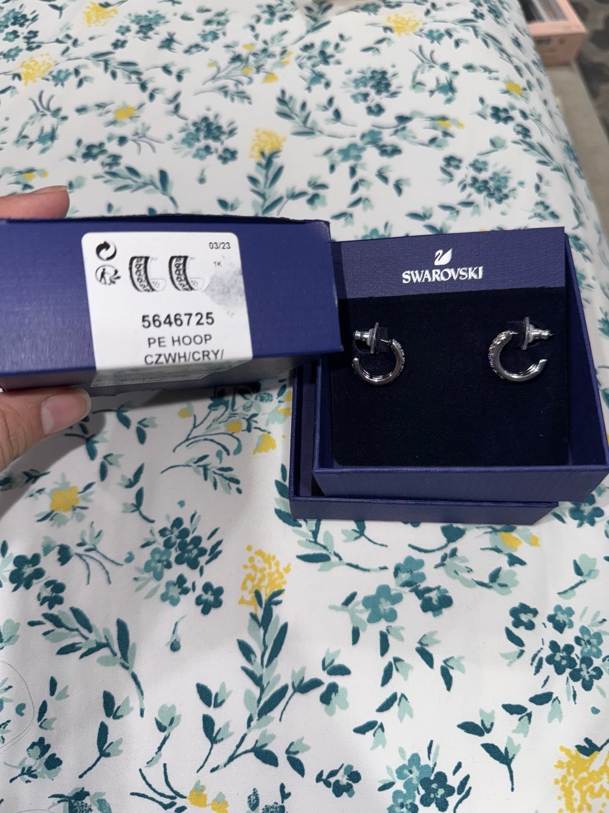 Swarovski Earrings hoop
