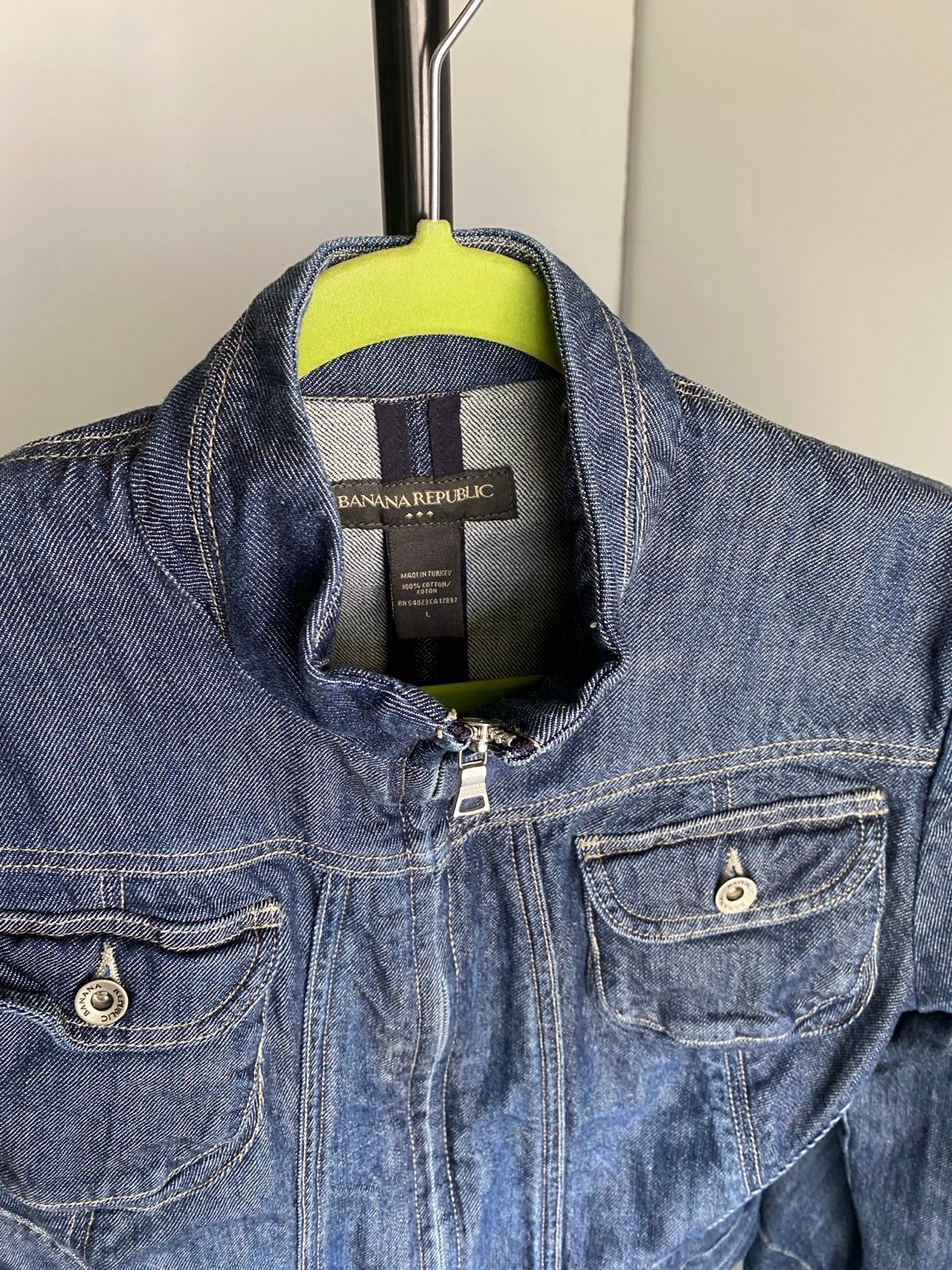 Banana Republic Moto Jean Jacket