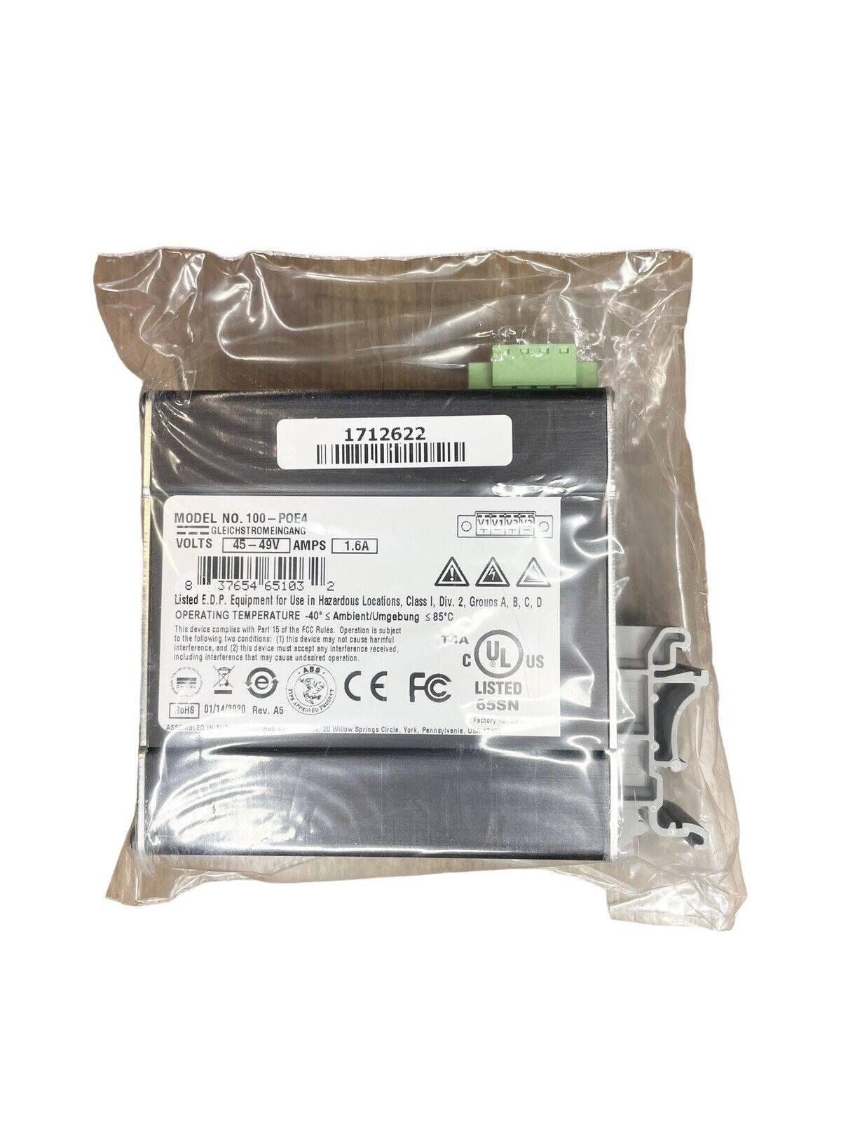 N-Tron 100-P0E4 Ethernet Switch 100-POE4