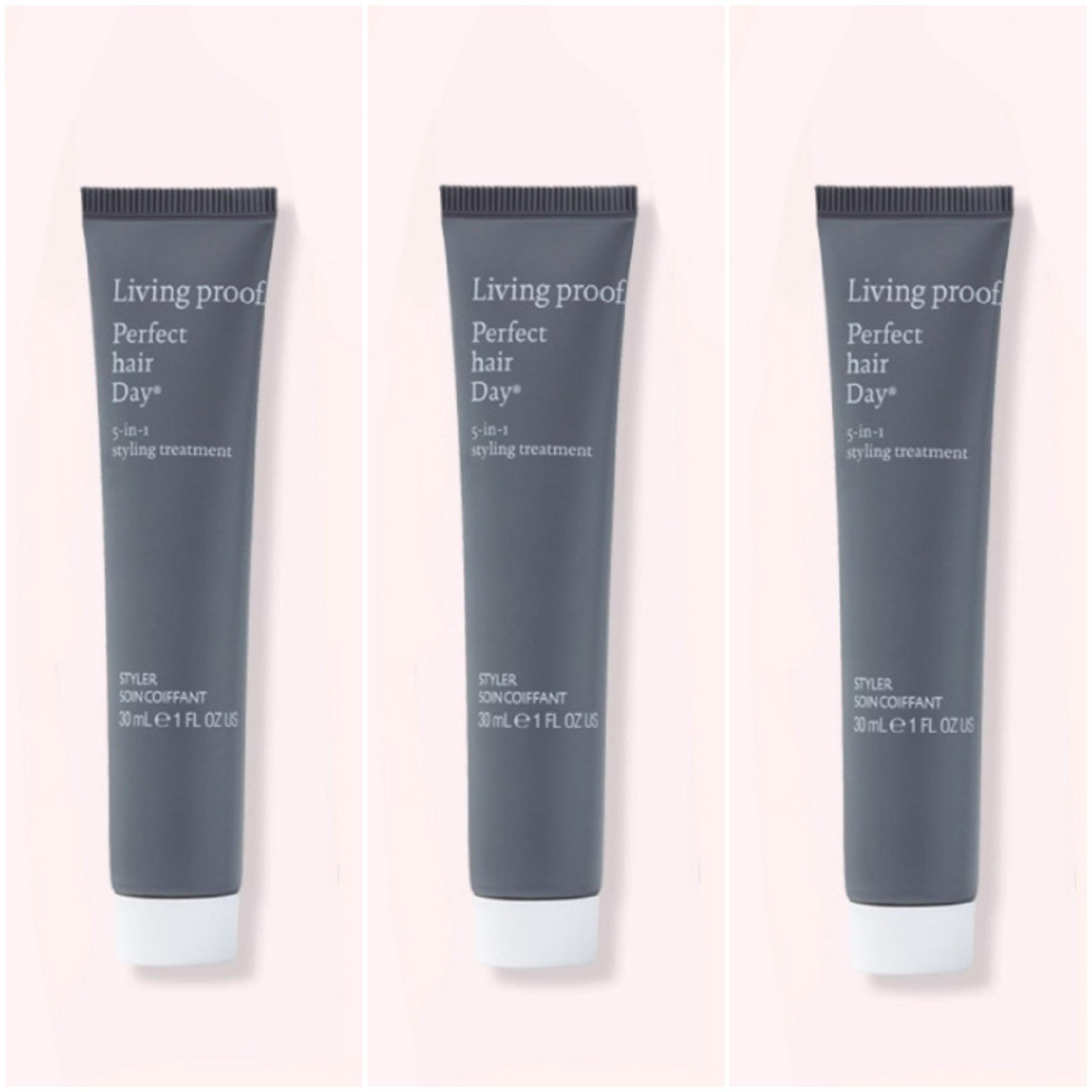 NEW 3× Living Proof Perfect Hair Day (PhD) 5-in-1 Styling Treatment Travel