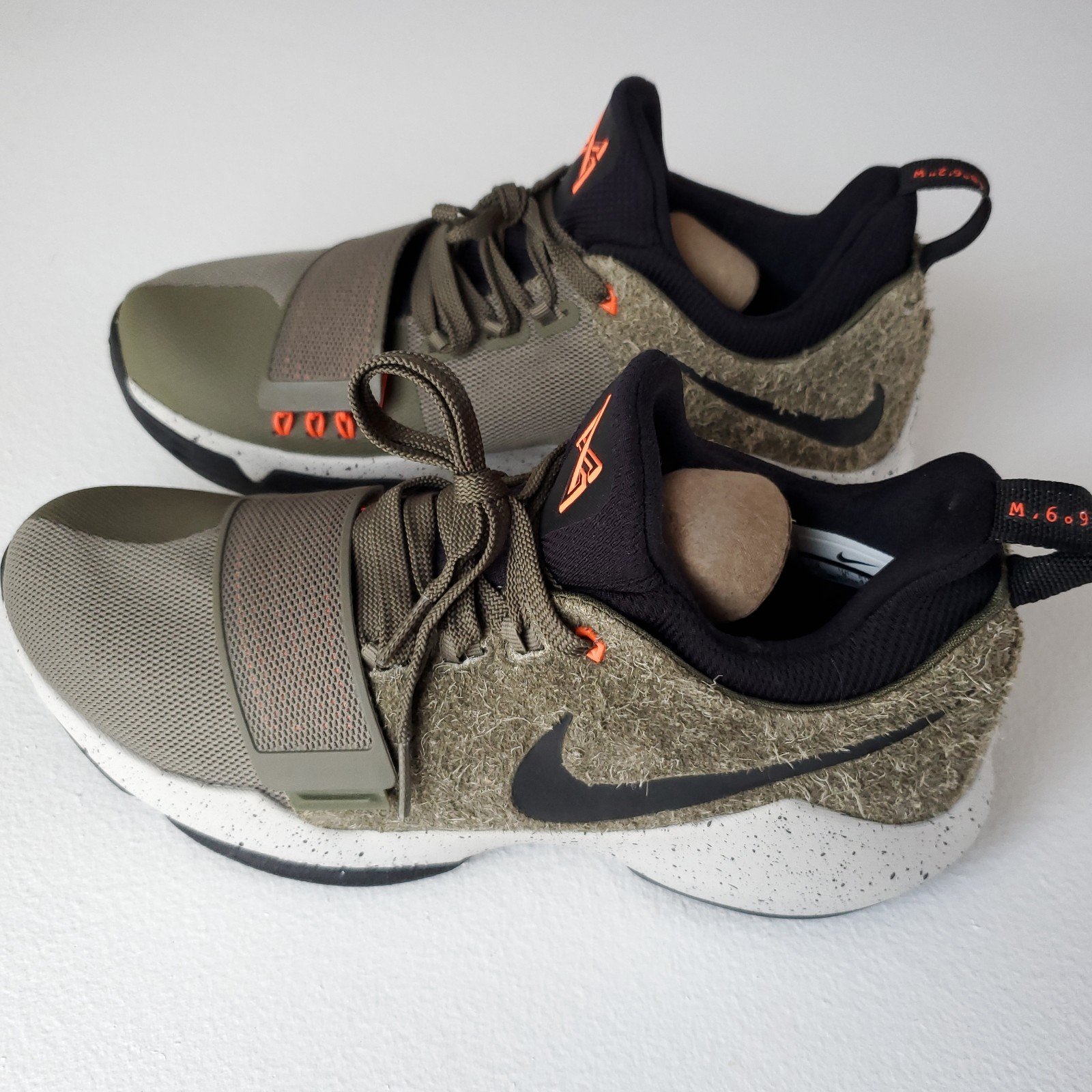 New Rare Nike PG 1 Elements Medium Olive/Black 911085-200 Mens 9