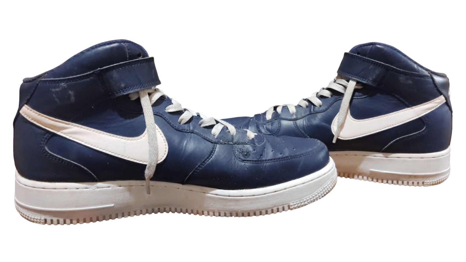 Nike Air Force 1 Mid Midnight Navy White 2016 Size 11.5