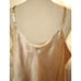 NWT New Ryllace 20 Silk Blouse Cami Beige Champagne Tank Camisole Top Plus Shiny