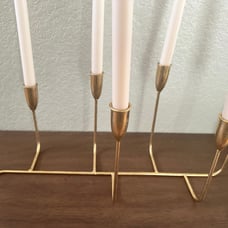 Living space candle holder