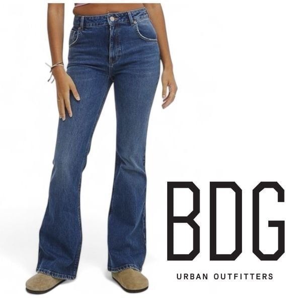 BDG Urban Outfitters Mid Rise Flare Jeans
