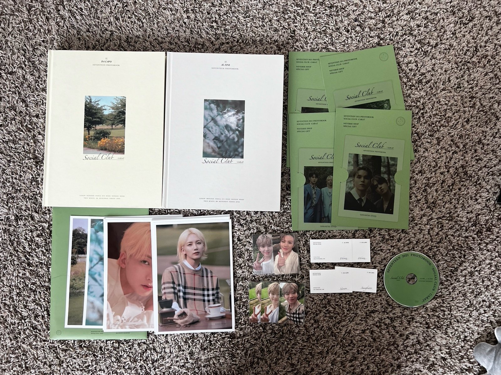 SEVENTEEN SOCIAL CLUB PHOTOBOOK SET