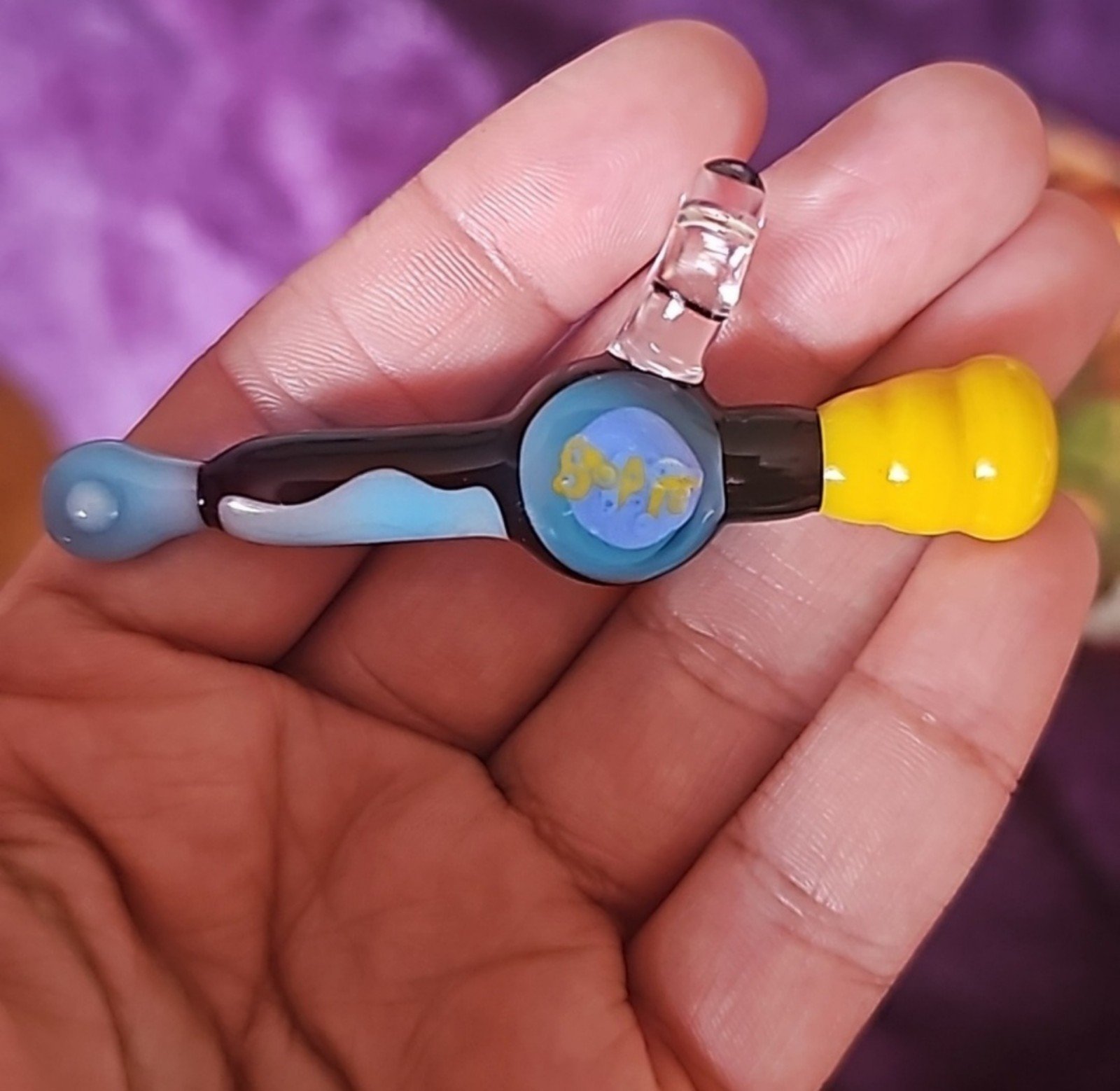 Lazy Glass Artist - Bop it 90s Pendant