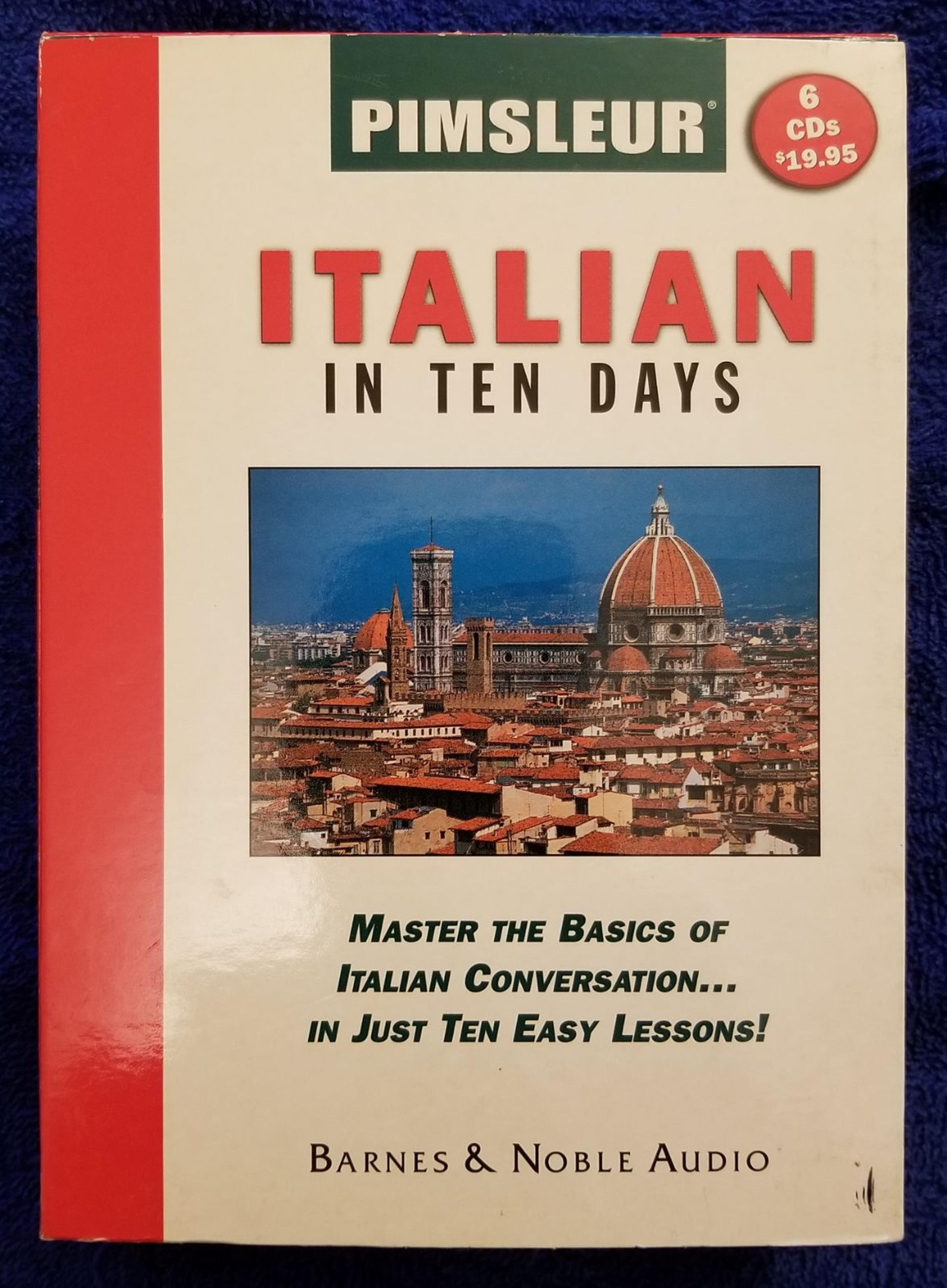 Pimsleur Italian In Ten Days CD