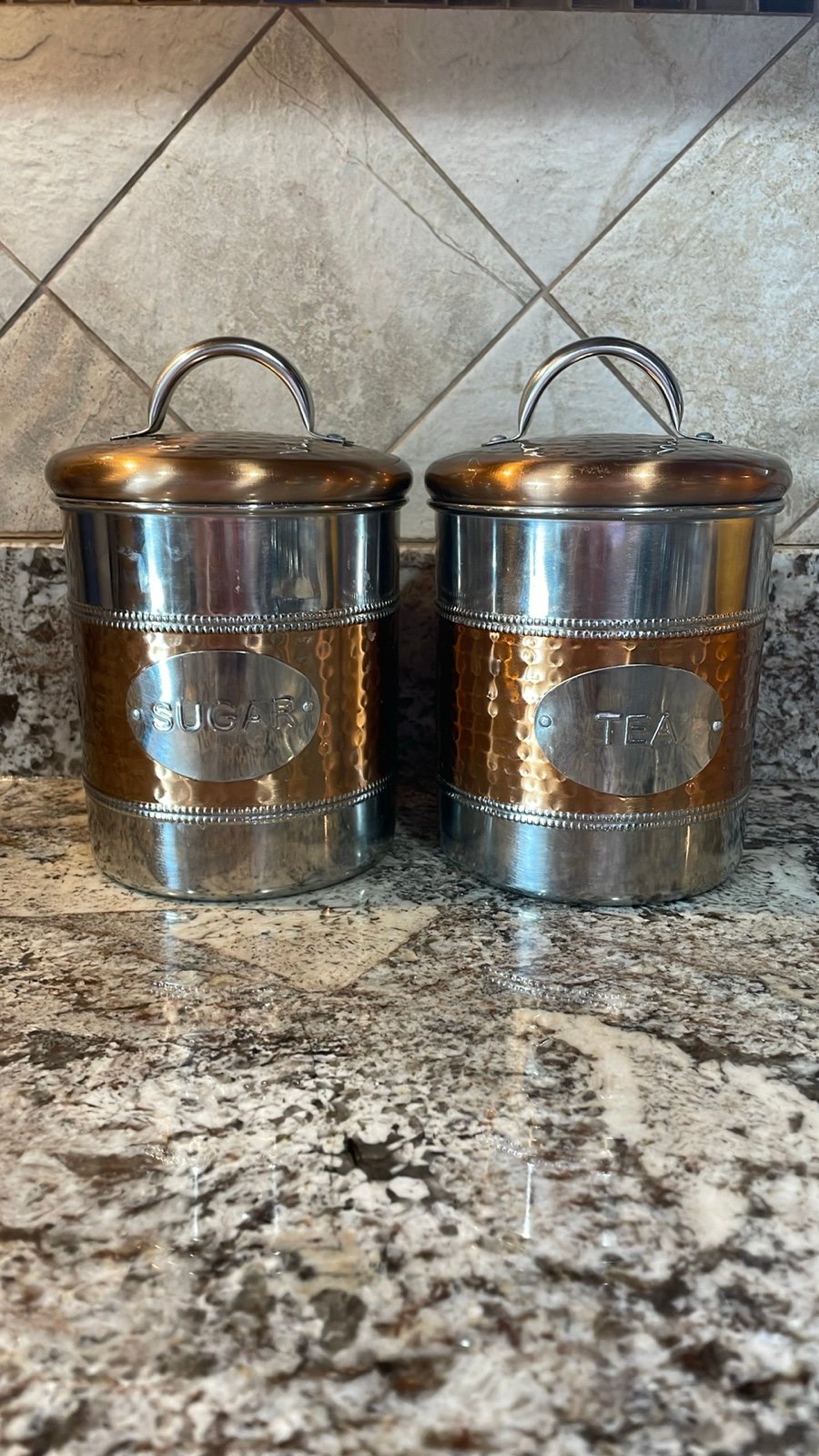Sugar and Tea Canister Bundle