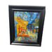 Café Terrace at Night by Vincent Van Gogh Framed Canvas Art Painting