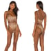 NEW Revolve Joues De Sable Sally Leopard One Piece Swimsuit Size XL
