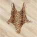 NEW Revolve Joues De Sable Sally Leopard One Piece Swimsuit Size XL