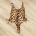 NEW Revolve Joues De Sable Sally Leopard One Piece Swimsuit Size XL