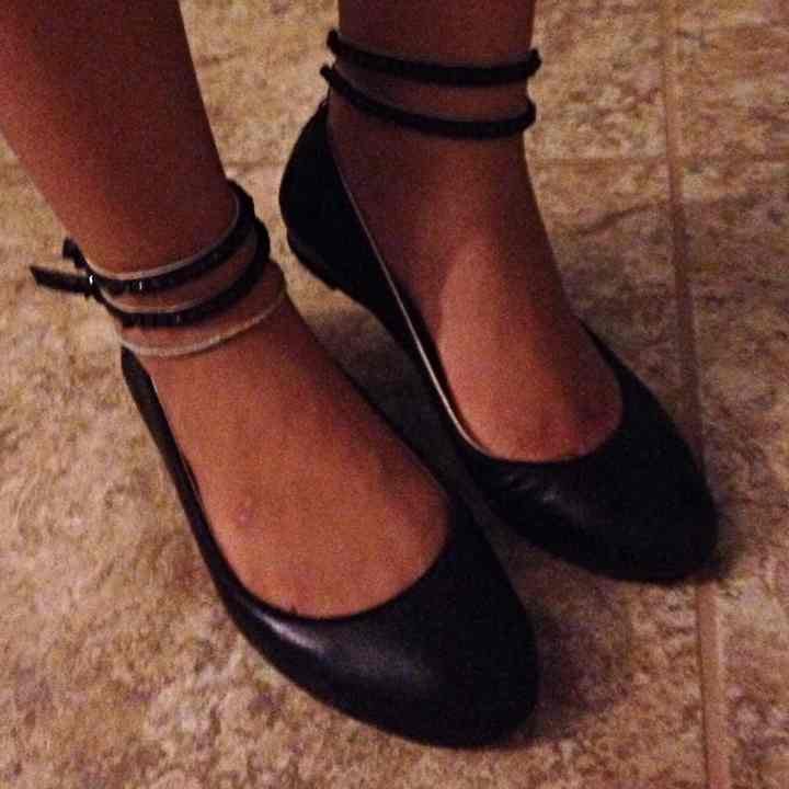 Alice + Olivia flats with rhinestones
