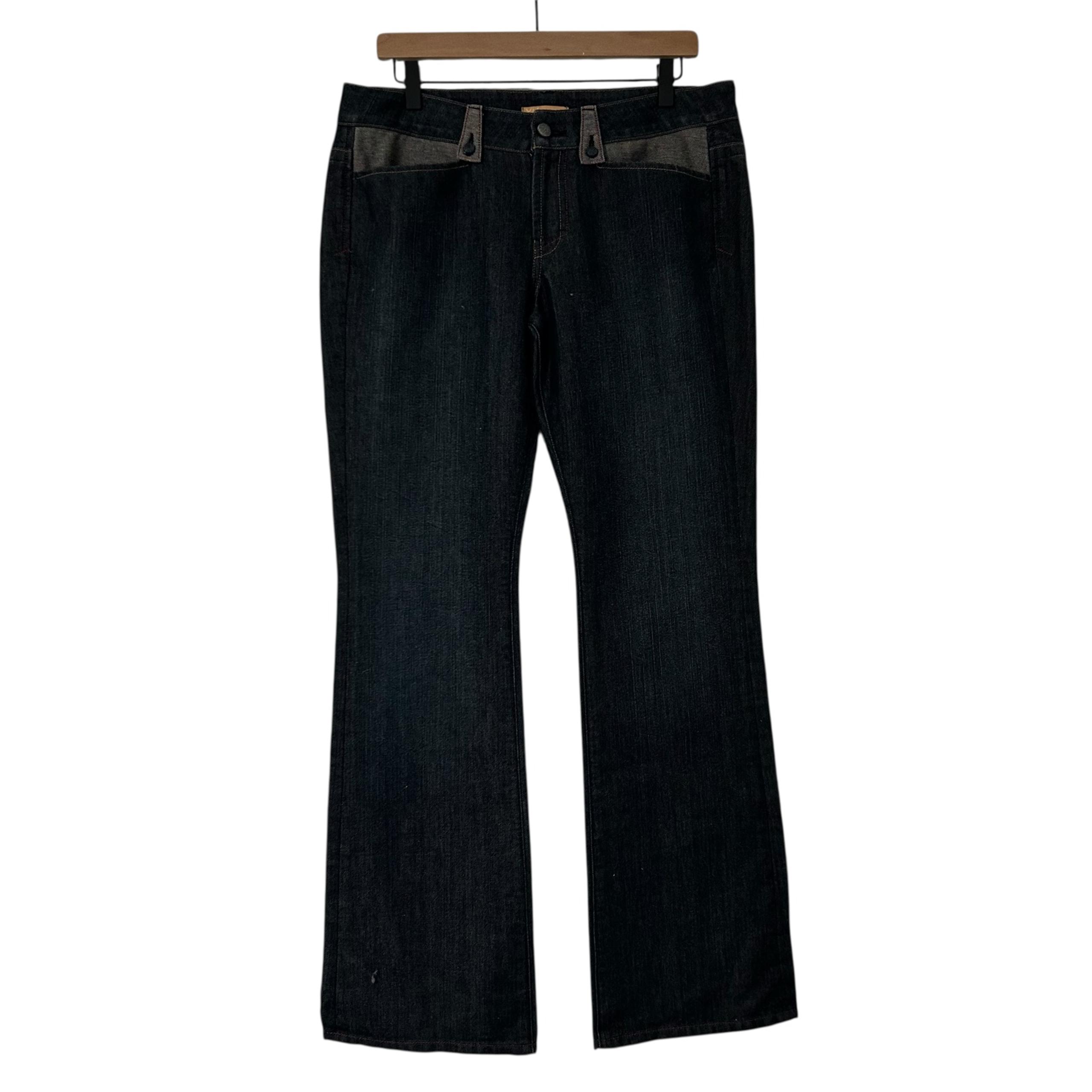 Yanuk Straight Leg Dark Wash Denim Jeans Size 31 Tall 34” Inseam
