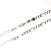 28 Unisex 3.5 mm 925 S.S Figaro Chain