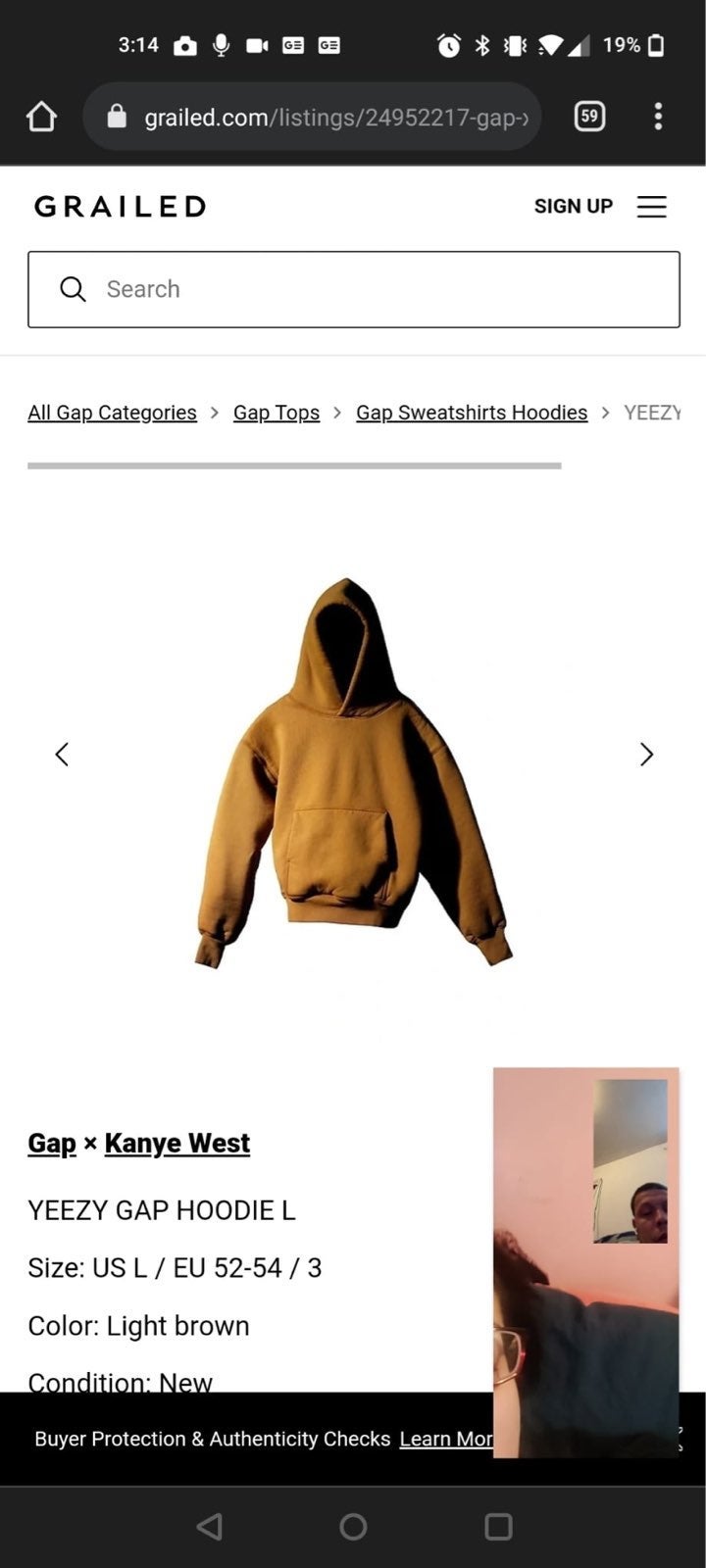 Yeezy gap sweater