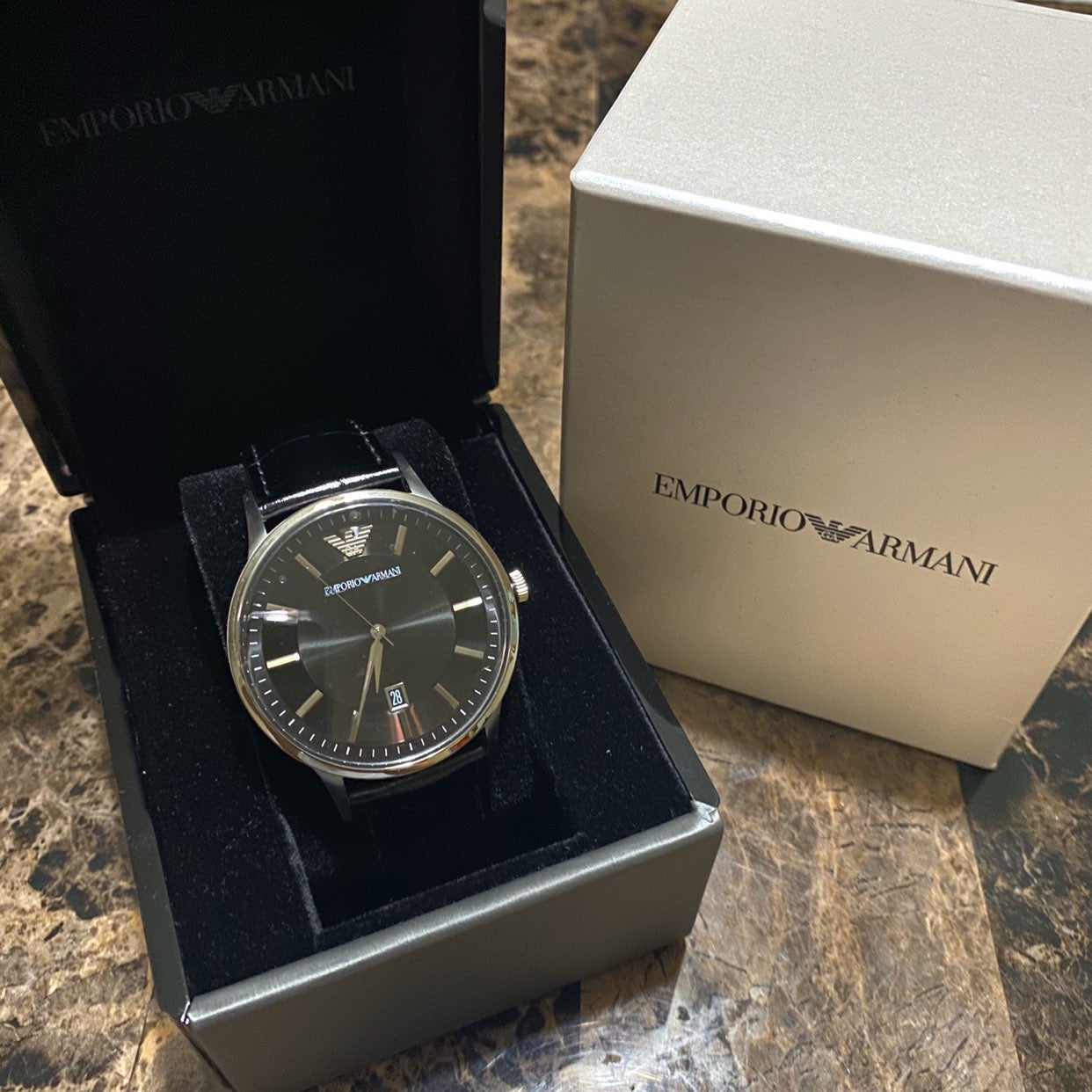 Emporio Armani Croc-embossed Watch