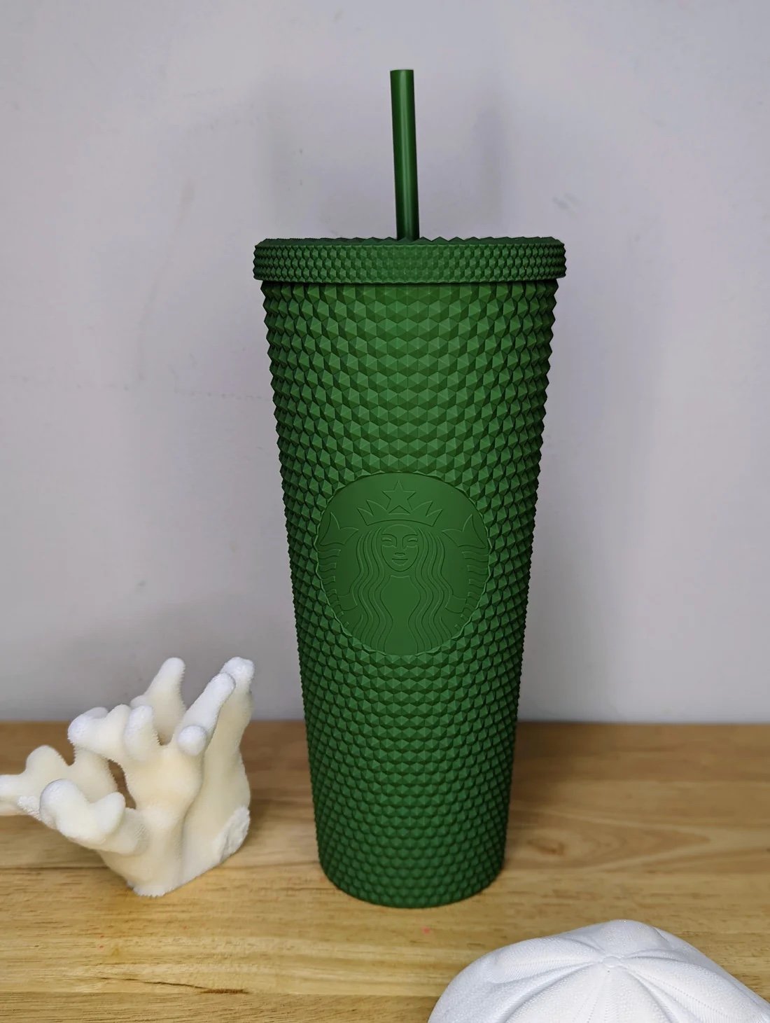 Starbucks Taiwan Matte Green Studded Tumbler 2021