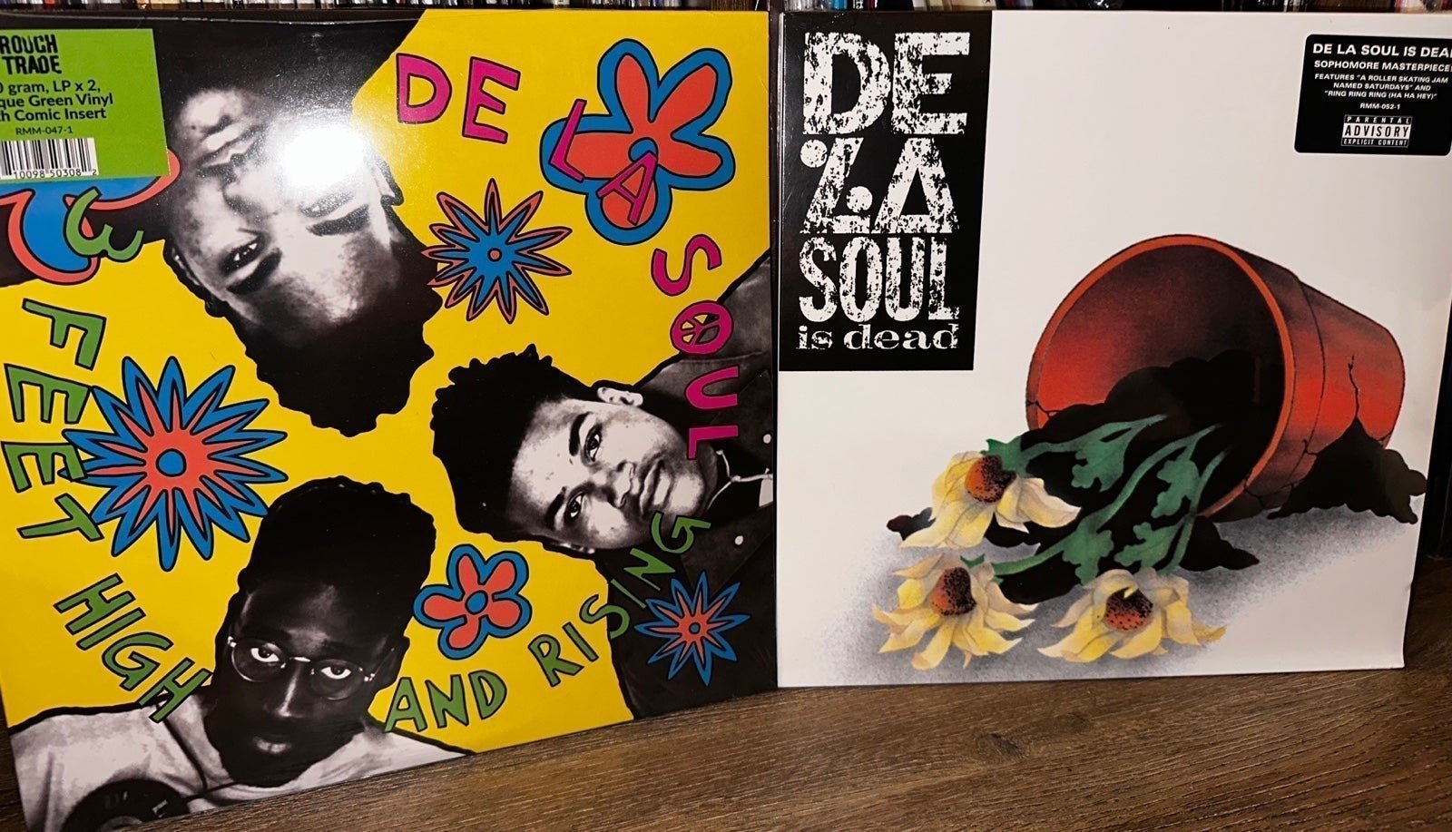 De La Soul - 3 Feet High & Rising / De La Soul Is Dead Vinyl Record Bundle