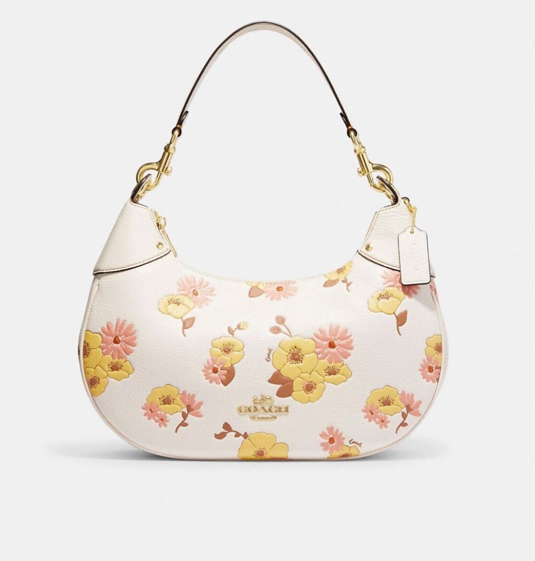 Coach Mara Hobo Bag With Floral Cluster Print
