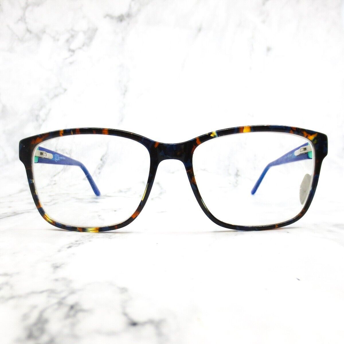 GX by Gwen Stefani B41 Eyeglasses Blue Tortoise Square Full Rim Frames 54-16-135