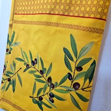 TISSUS TOSELLI Nyons Tablecloth 61x138 (Yellow)