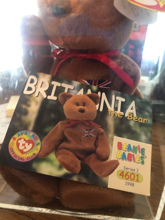 Ty Beanie Babies Britannia The Bear