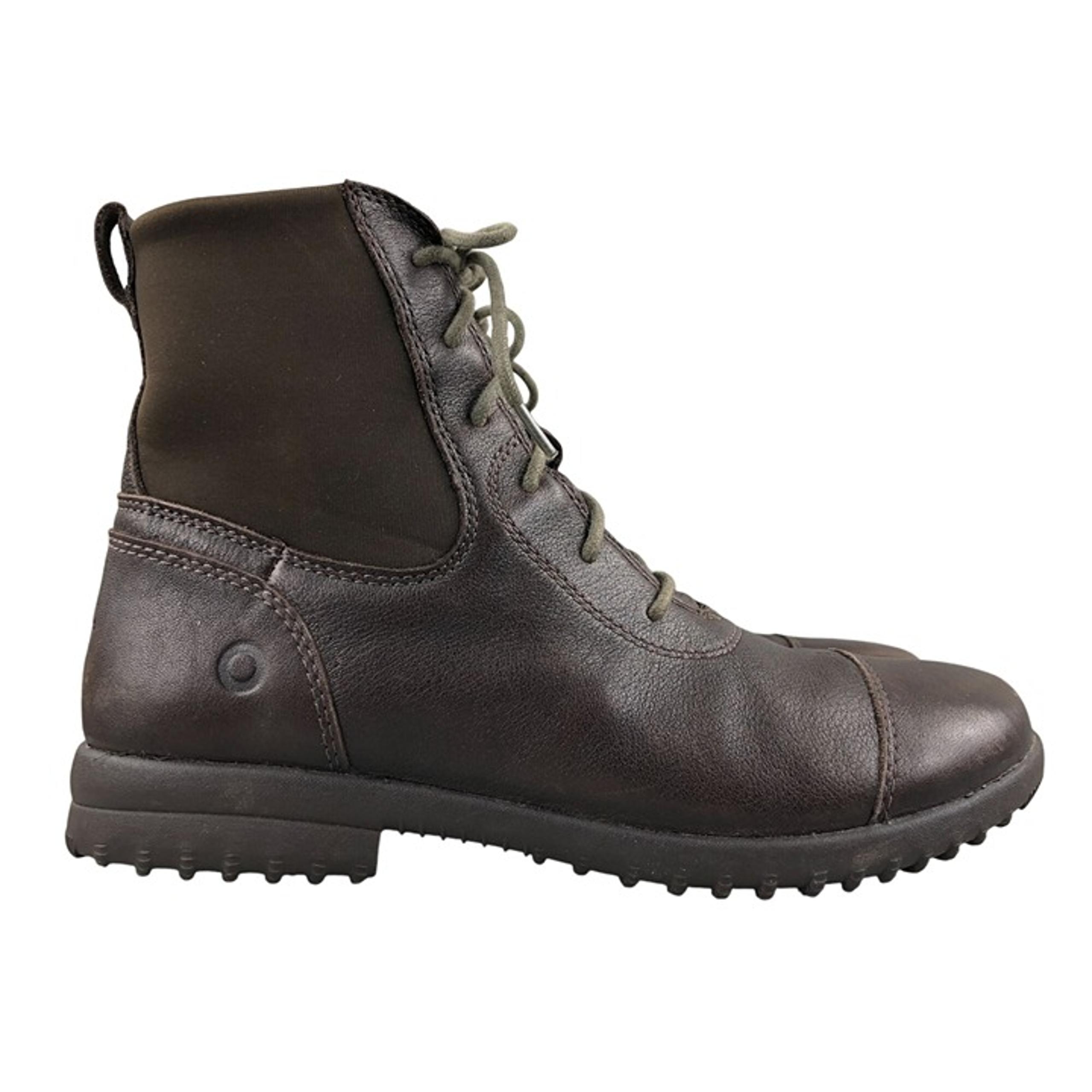 Bogs Womens Size 9 Alexandria Lace Up Brown Leather Waterproof Ankle Boots 71578
