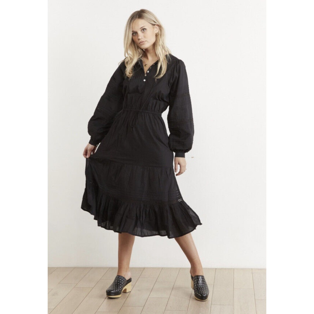 Cleobella Turner Midi Dress - black Size Small