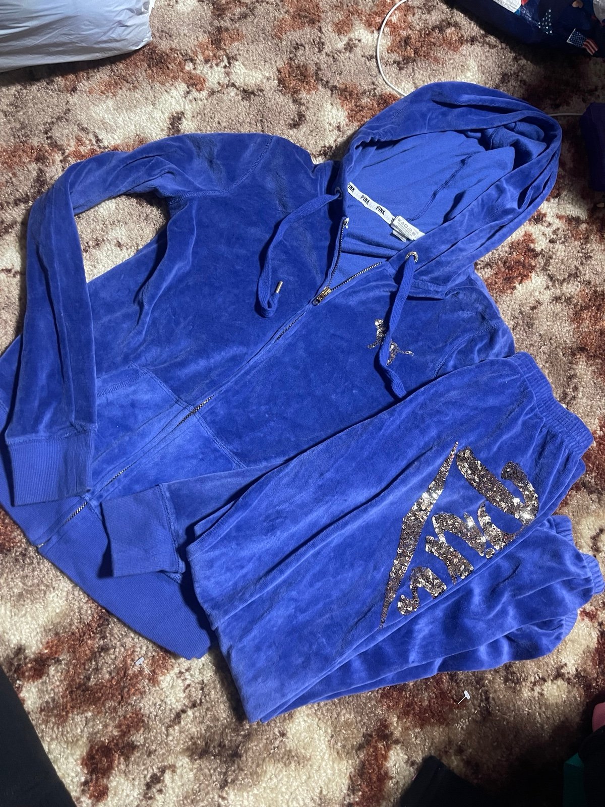 Vintage Bling PINK sweatsuit