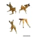 Vintage Bambi Fawn Deer Bone China Miniature Figurines