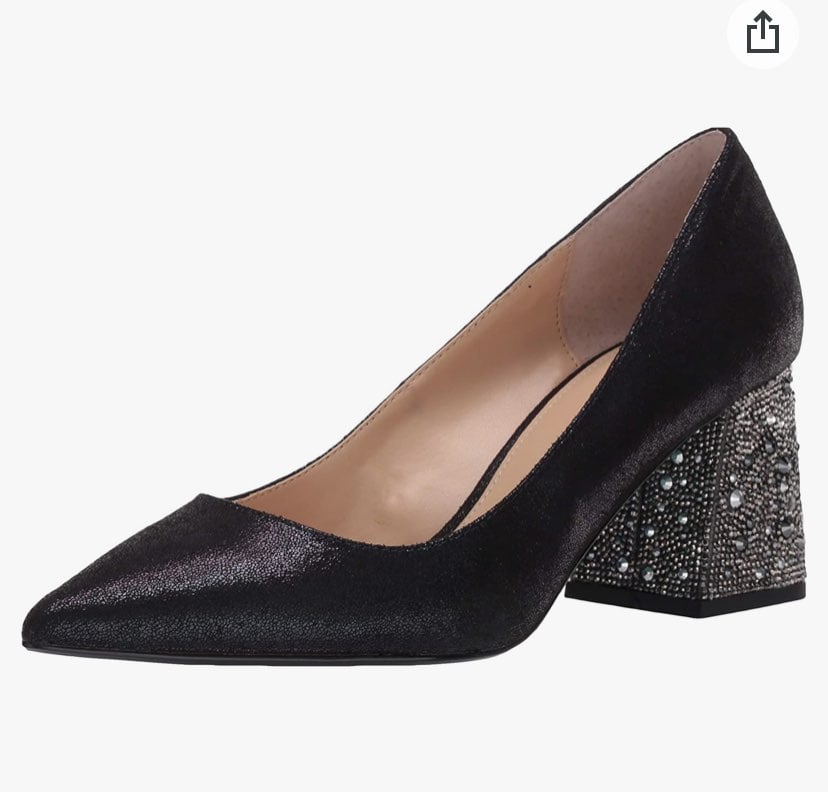 Betsey Johnson rhinestone pumps