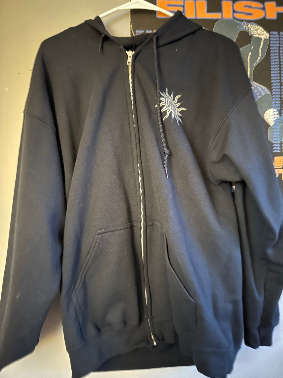 Black zip up