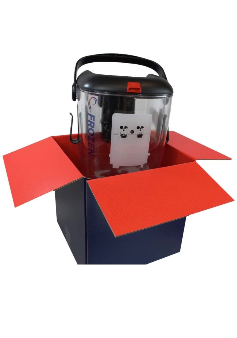 Frozen Heat Therapy Unit for Hot and Cold Cryotherapy Treatment with Reusable Pa