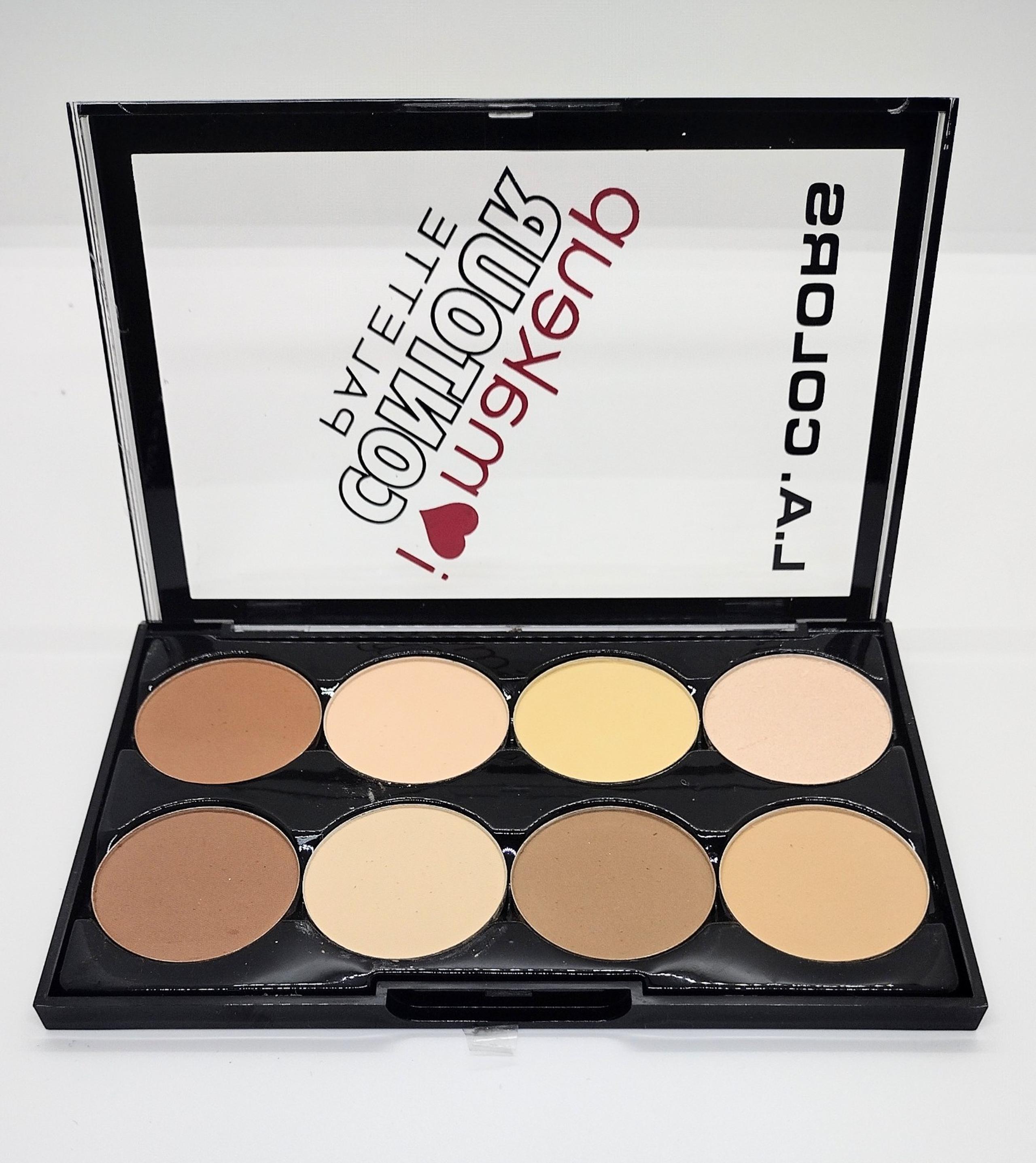LA COLORS Contour Palette Make Up Face Powder Blendable Powders LIGHT - MEDIUM