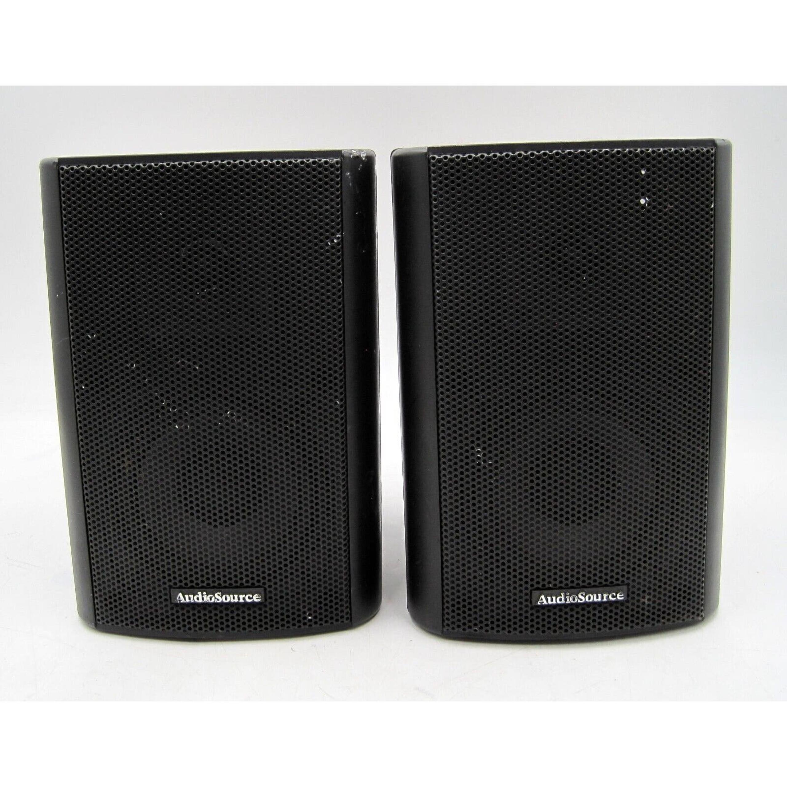AudioSource LS300 2-Way Compact Speakers Indoor/Outdoor Surround Sound - Black