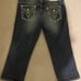 Vigoss cropped bling jeans size 9/10 length 21” NWT