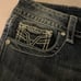 Vigoss cropped bling jeans size 9/10 length 21” NWT