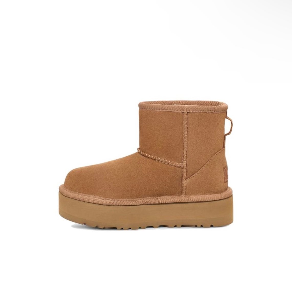 UGG Kid's Classic Mini Platform in Chestnut 1143700K-CHE