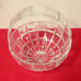 Towle Glass Crystal Wedding Basket Collectible Checker Pattern