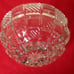 Towle Glass Crystal Wedding Basket Collectible Checker Pattern