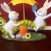 Cupcakes &Cashmere Adorable Easter Bunnies Hitching a Ride on a Cute Caterpillar
