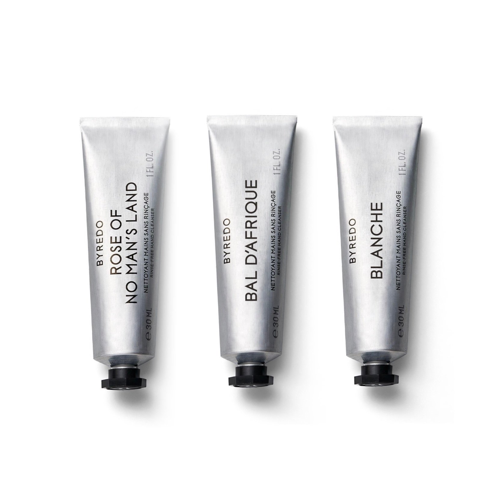 BYREDO RINSE-FREE HAND CLEANSER SANITIZER DISINFECTANT SIGNATURE TRIO 30 ml x 3